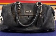 Coach Ashley Dotted Op Art Satin Convertible Satchel in Grey/Pewter — listing 4