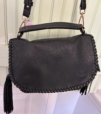 Mode Luxe Brown Suede Studded Belt Bag / Crossbody Sling — listing 2