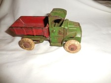Cast Iron Toy Dump Truck with Nickel Driver and White Rubber Tires — listing 5