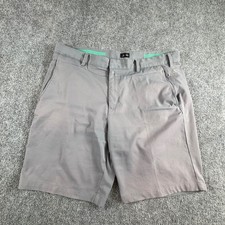 Adidas Men's Golf Shorts, Light Gray, Size 34