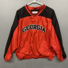 Vintage 58 Sports Georgia Bulldogs Big G Logo Pullover Windbreaker Jacket — listing 5