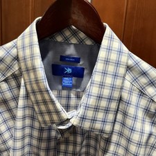 Egara Non-Iron Plaid Long Sleeve Button-Down Shirt 2XLT — listing 4