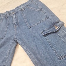 Flvsun Light Blue Cargo Pants, Size XS — listing 2
