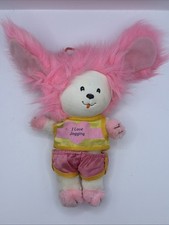 Vintage Mattel Plush Baby Puppy and Kitty Soft Toy Pair (Blue Dog & Pink Cat) — listing 4