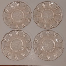 Jeannette Cherry Blossom Green Uranium Depression Glass Bowl, 7 inch — listing 2