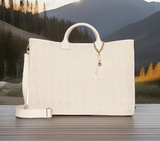Victoria's Secret Signature Monogram Weekender Satchel Bag — listing 6