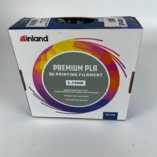 Inland PLA Basics 3D Printer Filament, 1.75mm, 1kg, True Red