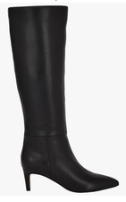 Calvin Klein Garray Knee-High Pointed-Toe Kitten Heel Boots, Light Brown, Size 9.5 M — listing 5