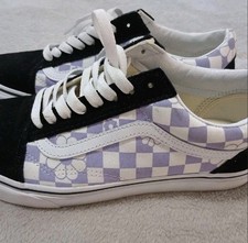 Vans Old Skool Rose Checkerboard Low-Top Sneakers — listing 6