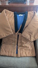 Japanese Short Kimono Jacket in Navy Fine Wool (Hanten / Haori Style) — listing 5
