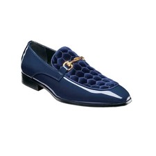 Stacy Adams Redzone Collection Men's Cognac Leather Bit Loafers Size is on the insole — listing 5