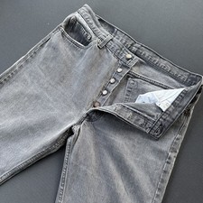 Vintage Levi's 501 Button-Fly Jeans Made in USA W38 L36 — listing 4