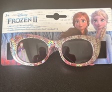 Disney Frozen II Elsa Kids' Glitter Sunglasses with Snowflake Lens Decals — listing 4