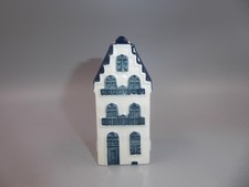 Bols Delft Blue Ceramic Liquor Bottle with Windmill Motif, Made in Holland, 28cm