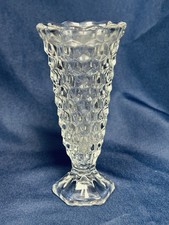 Fostoria American Pattern Glassware Collection (Large Lot, Clear Cubist Pressed Glass) — listing 3