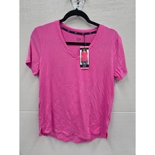 GAP Hot Pink V-Neck T-Shirt, Women's Size M, listing 6