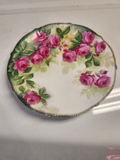 Hand-Painted Ceramic Salad Serving Bowl Set with Servers, Red & Yellow Tulip Motif — listing 2