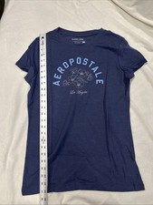 Aéropostale Women's Floral Line-Art Print Crew Neck T-Shirt, Size S/P