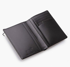 Montblanc Black Leather Bifold Wallet / Small Leather Good