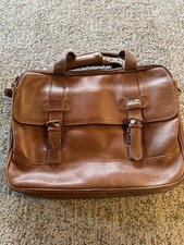 L.L. Bean Pink Plaid & Black Messenger Laptop Bag