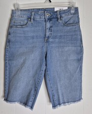 Style & Co. Woman Bora Bora Bermuda Shorts, Navy Pinstripe, Size 20W, New with Tags — listing 3