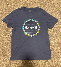 Hurley Boys' Chambray Blue Heather Logo T-Shirt, NWT — listing 6
