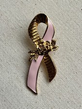 Vintage Avon Red Rose Brooch, Gold-Tone Stem with Leaves, 1970s — listing 6