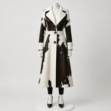 Vintage Cowhide Calf-Hair Front Jacket with Black Knit Sleeves, National Cotton Registry Tag — listing 5