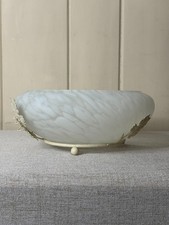 Charles Schneider CVV Vianne Blue Marbled Art Glass Lamp Base — listing 2