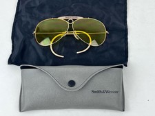 Vintage Gold-Filled Aviator Shooting/Sporting Eyeglasses with Cable Temples Yes - has a brand name/logo — listing 5