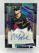 Nick Yorke Topps Finest Certified Autograph Baseball Card - Pittsburgh Pirates