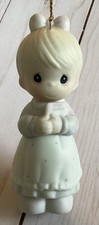 Precious Moments Angel Figurine Holding "Names for Baby" Book — listing 3