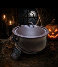 Cast Iron Three-Footed Cauldron Pot with Ring Handles — listing 4