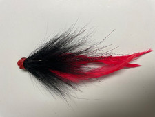 Handmade Chartreuse & White Bucktail/Rabbit Strip Streamer Flies, Lot of 7, listing 3