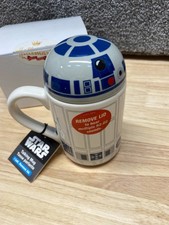 Star Wars R2-D2 Sculpted Ceramic Mug with Domed Lid and Sound Feature — listing 3