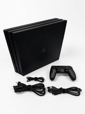 Sony PlayStation 4 Pro 1TB Console (Jet Black) with Red DualShock 4 Controller