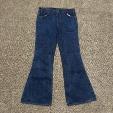 Vintage 1970s Levi's Bell Bottoms Orange Tab Denim Jeans, Deadstock with Original Hang Tag — listing 4