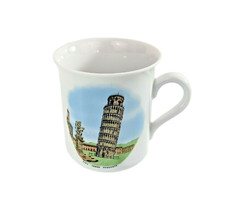 Ceramic Souvenir Coffee Mug with Leaning Tower of Pisa Illustration — listing 6