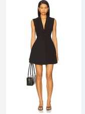 Bardot White Halter Neck Double-Breasted Tuxedo Blazer Mini Dress, Size 10 — listing 5