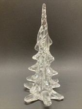 Frosted Glass Tree of Life Sculpture with Etched Birds and Leaves — listing 6
