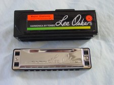 Lee Oskar Major Diatonic Harmonica Lot of 3 (Keys G, A, D — 1st Position), Silver — listing 2