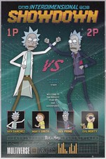 Framed Rick and Morty Alien Landscape Poster Print — listing 6