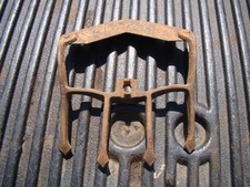 Antique Cast Iron & Steel Walk-Behind Cultivator / Hand Plow Frame, listing 6