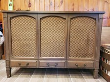 Vintage Webcor Tube Phonograph Console with Diamond Weave Grille Cloth — listing 5