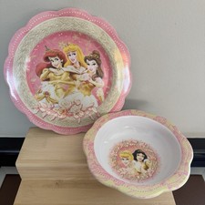 Zak Designs Disney Princess Melamine Dinner Plate (Belle, Ariel, Rapunzel) — listing 4