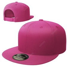 Black and Pink Snapback Baseball Cap with Embroidered Script Logo — listing 2