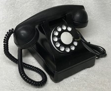 Vintage Western Electric Model 302 Rotary Desk Telephone, Black — listing 3