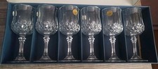 Cristal d'Arques Longchamp Crystal Wine Glasses Set of 7, 6.5 inch — listing 2