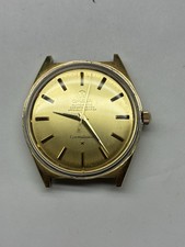 Omega Constellation Automatic Tonneau Gold-Plated Wristwatch