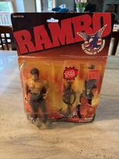 Coleco Rambo: The Force of Freedom Action Figure Lot (8 Figures with Accessories) Single piece